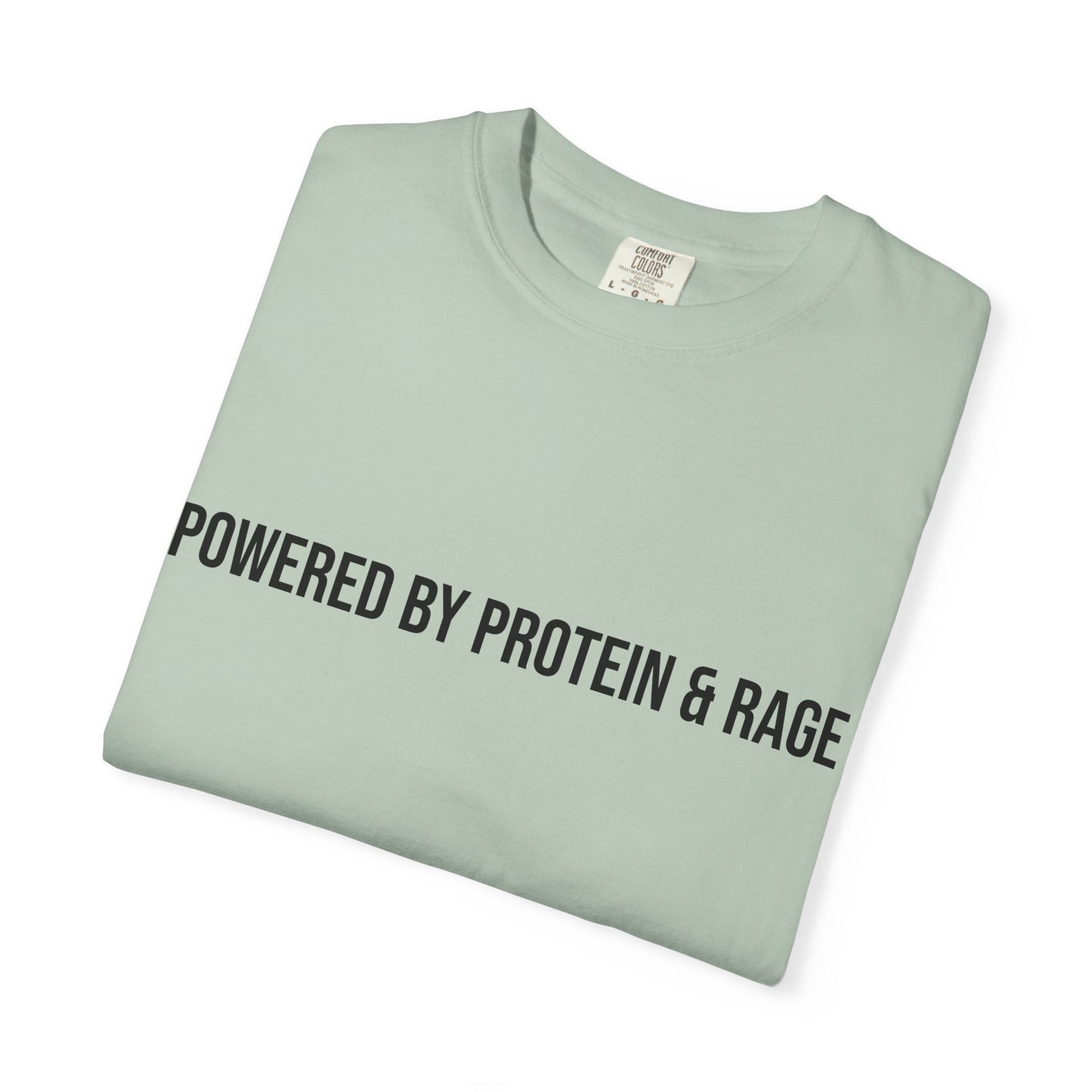 Powered by Protein & Rage Tee