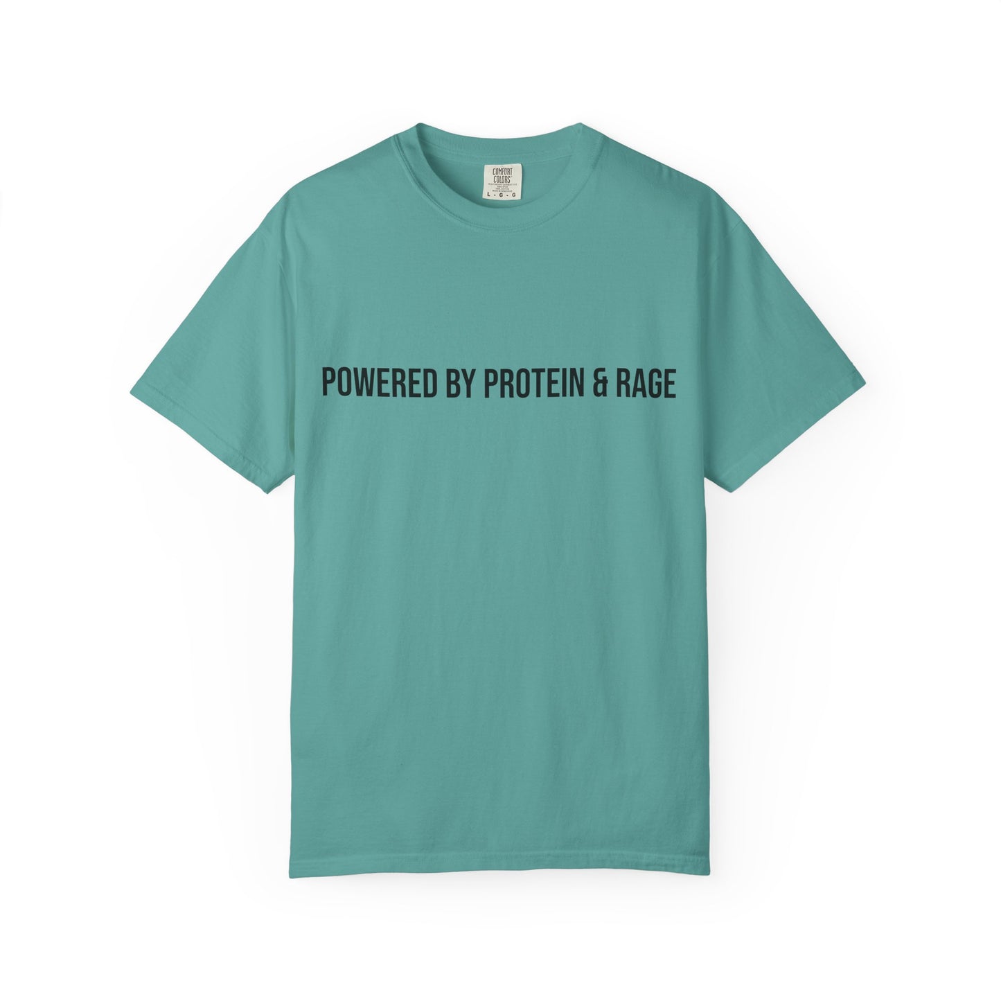 Powered by Protein & Rage Tee