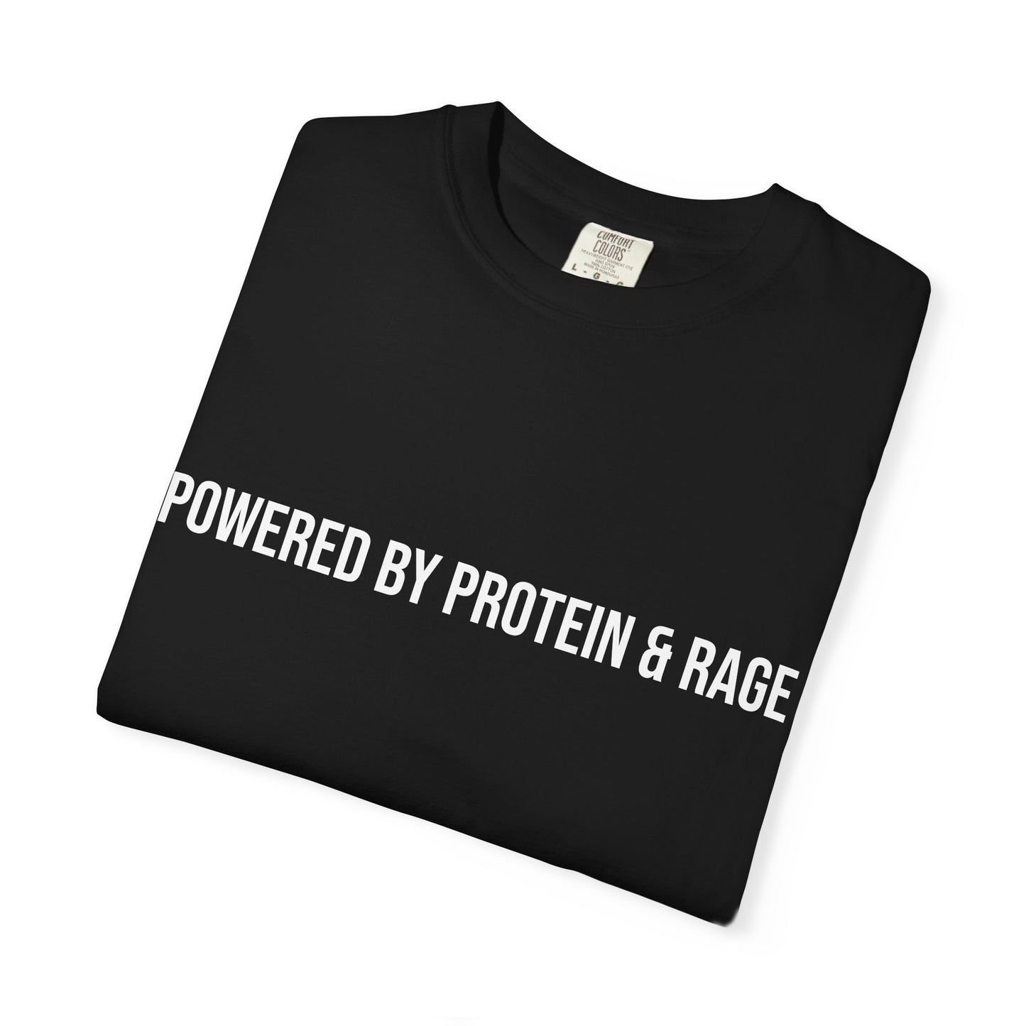 Powered by Protein & Rage Tee