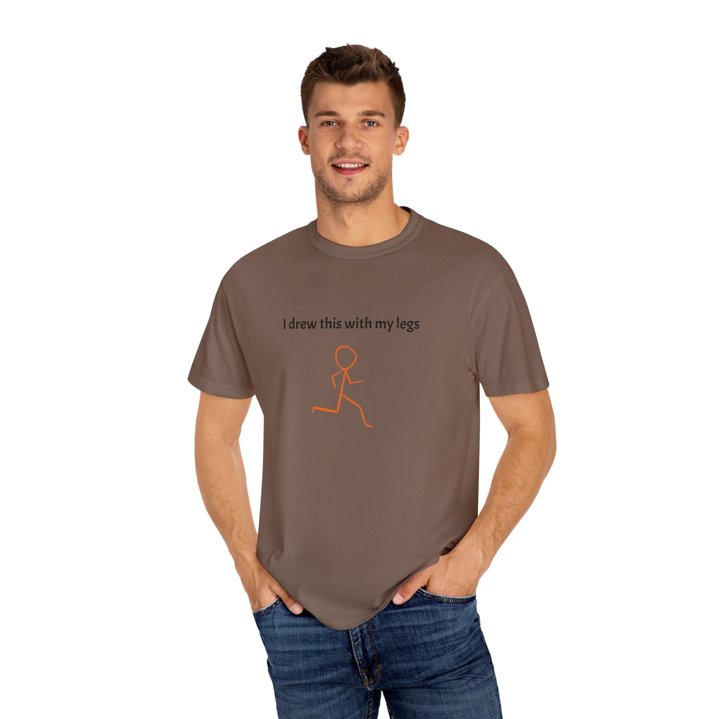 I drew this with my legs Tee