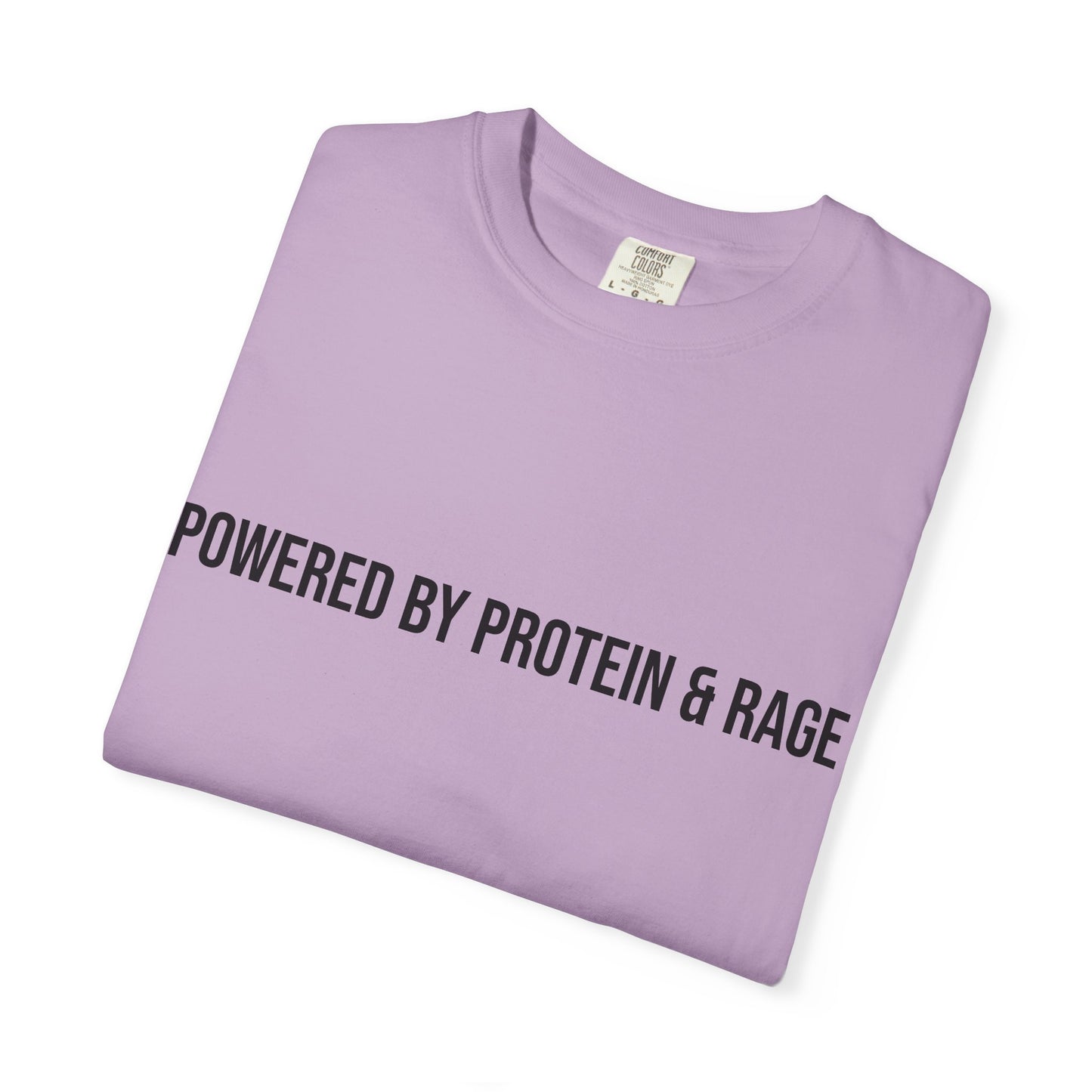 Powered by Protein & Rage Tee