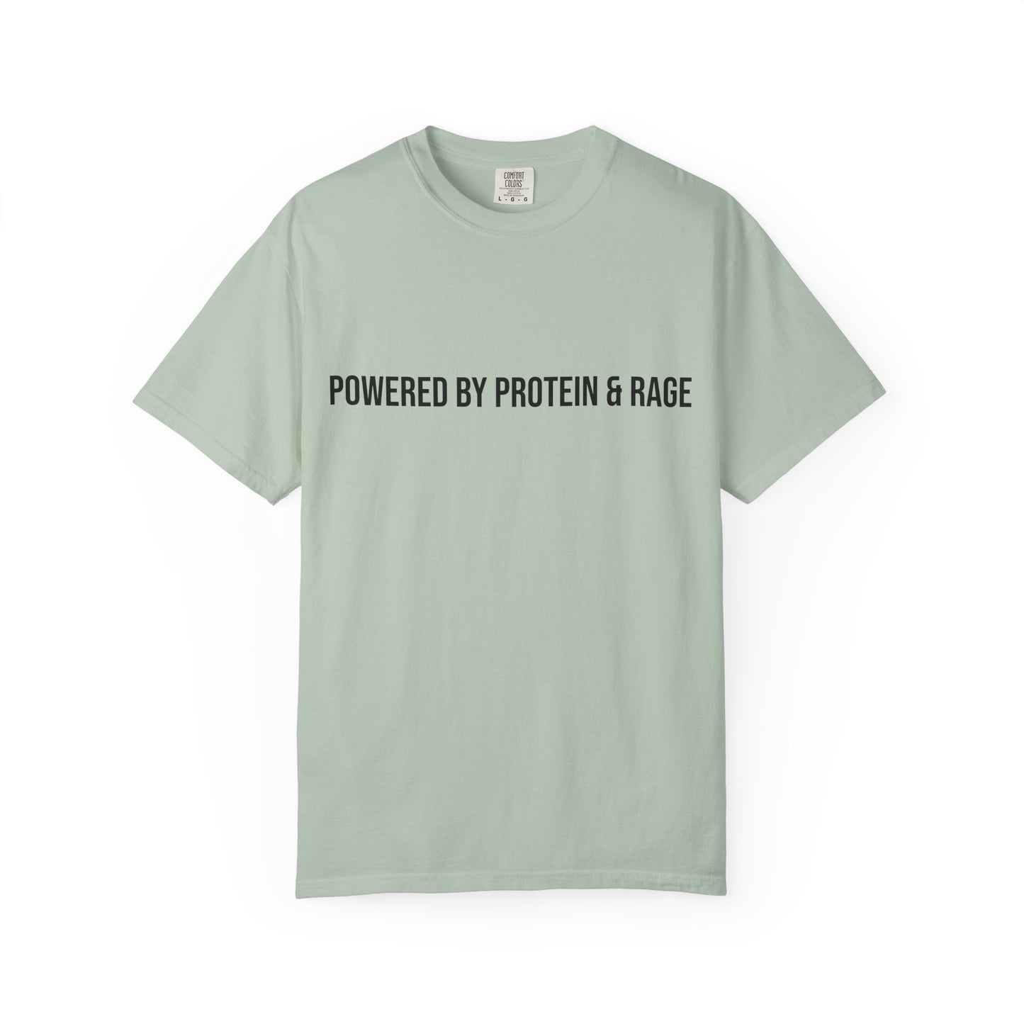 Powered by Protein & Rage Tee