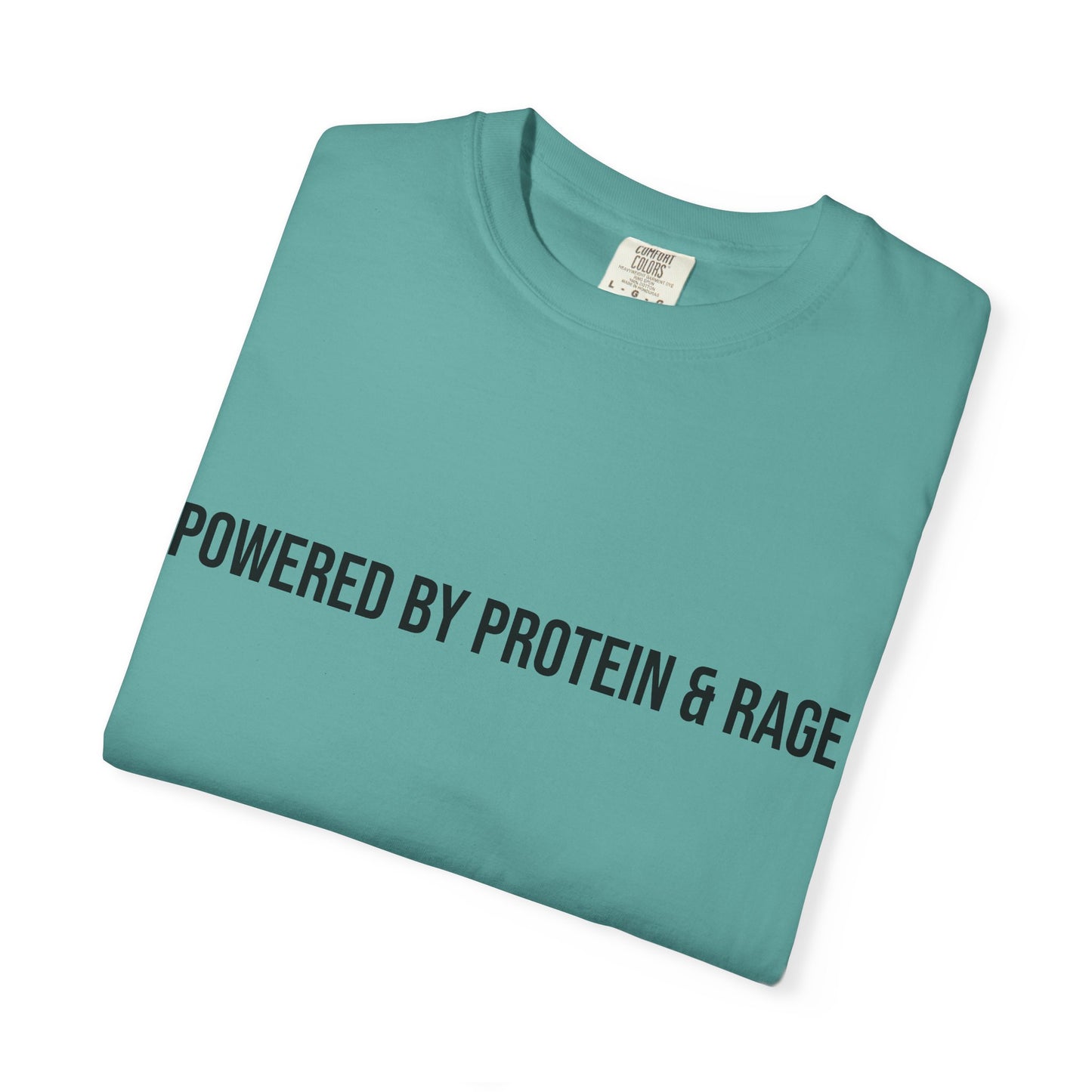 Powered by Protein & Rage Tee